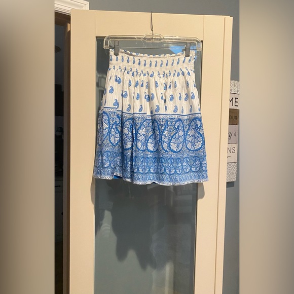 💙🌸Bohemian Paisley Mini Skirt - Picture 3 of 5